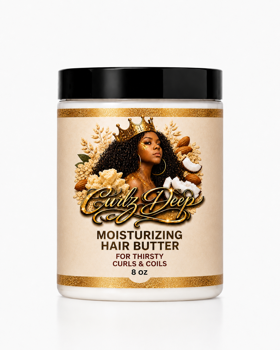 Curlz Deep Healthy Hair Butter - moisture sealant for curls, coils and locs