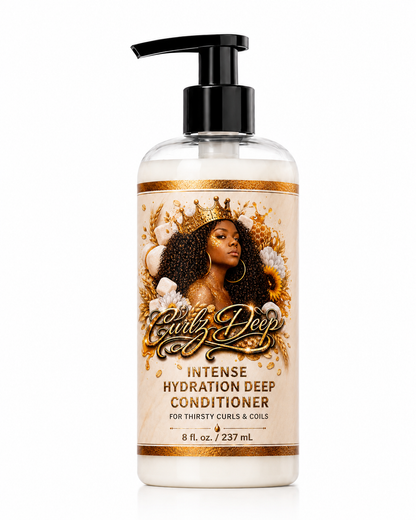Curlz Deep Intense Hydration Deep Conditioner - moisture treatment for textured hair
